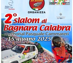 Slalom di Bagnara Calabra: tutto pronto per l’evento dedicato a Pasquale Cammareri